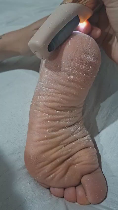 Lima de callos eléctrica recargable - Pedicura profesional en casa